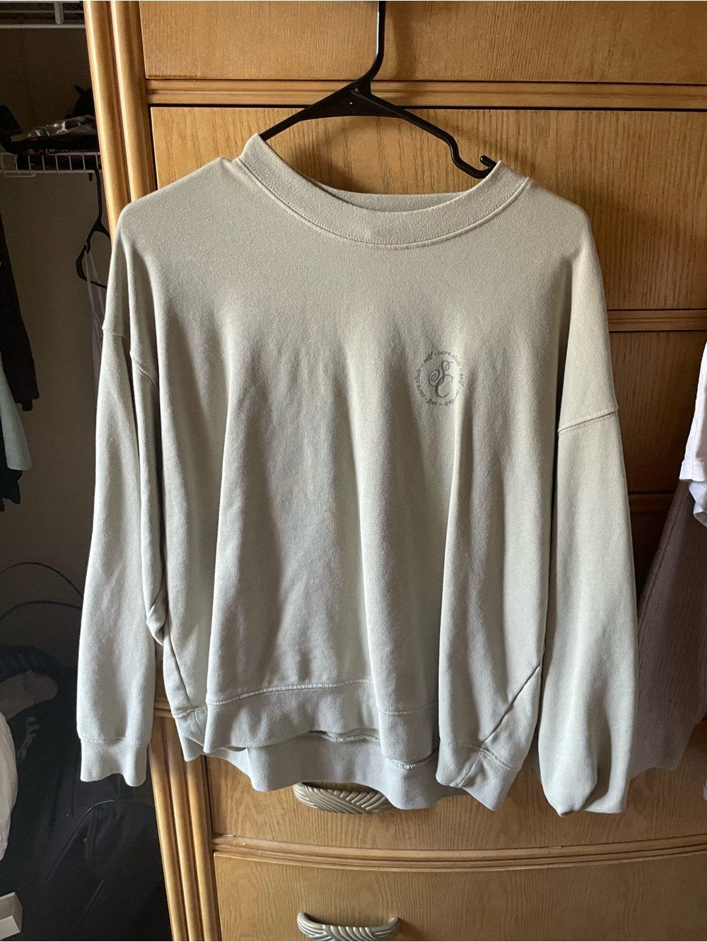 H&M Men's Crewneck Sweater - Sage Green